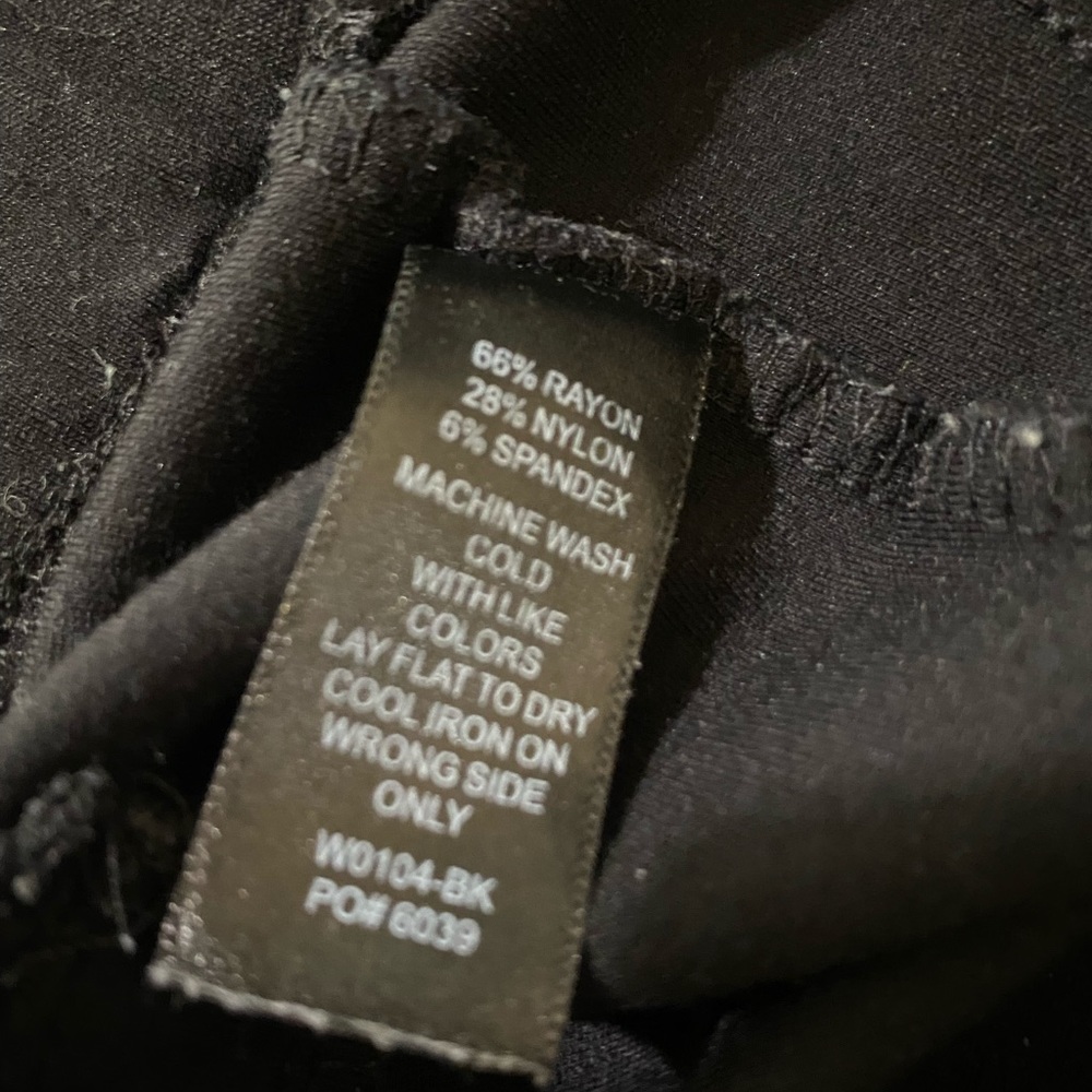 Betabrand Black Boot-Cut Classic Dress Pant Yoga Pants Size Small Petite - Picture 11 of 12